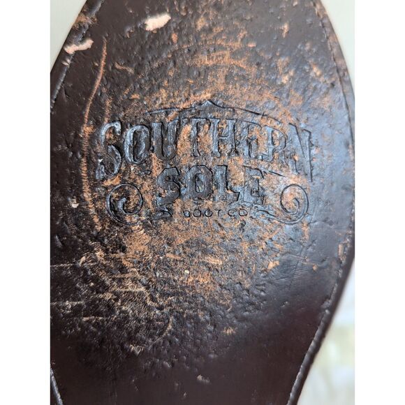 Southern Sole Boot Co. ladies western cowboy leather boots  Sz 8B - Picture 7 of 8